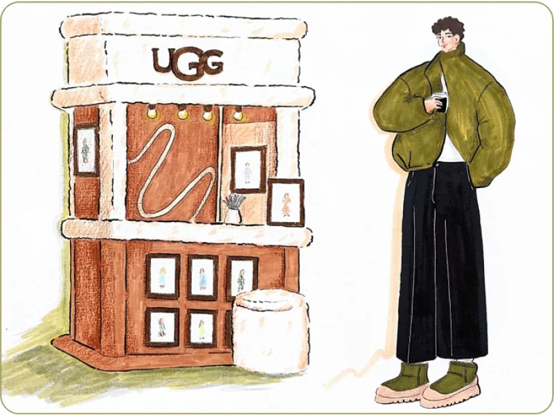 UGG × Vogue detail